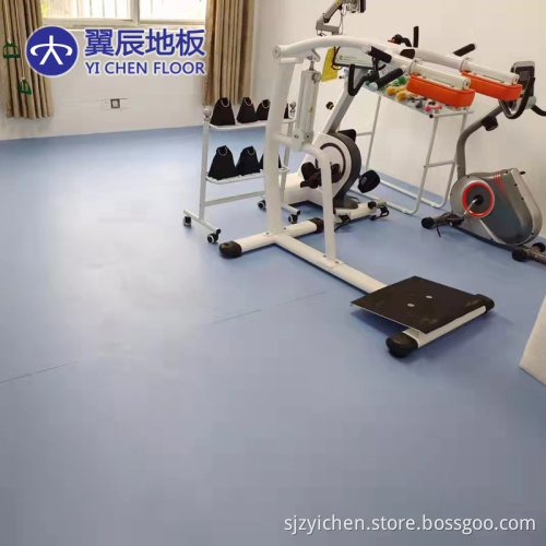 Homogeneous Commercial Linoleum and Vinyl Sheet Floors for Hospitals